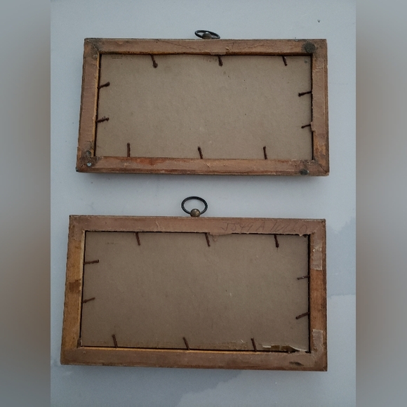 Vintage Framed Silouettes, set of 2, used - Picture 5 of 7